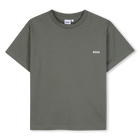 Kurz&auml;rmeliges t-shirt, OLIV, hi-res