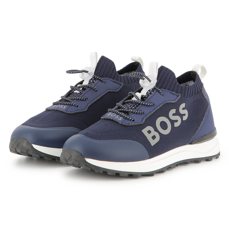 Sneaker mit elastischen Schnürsenkeln BOSS 
                        BOY