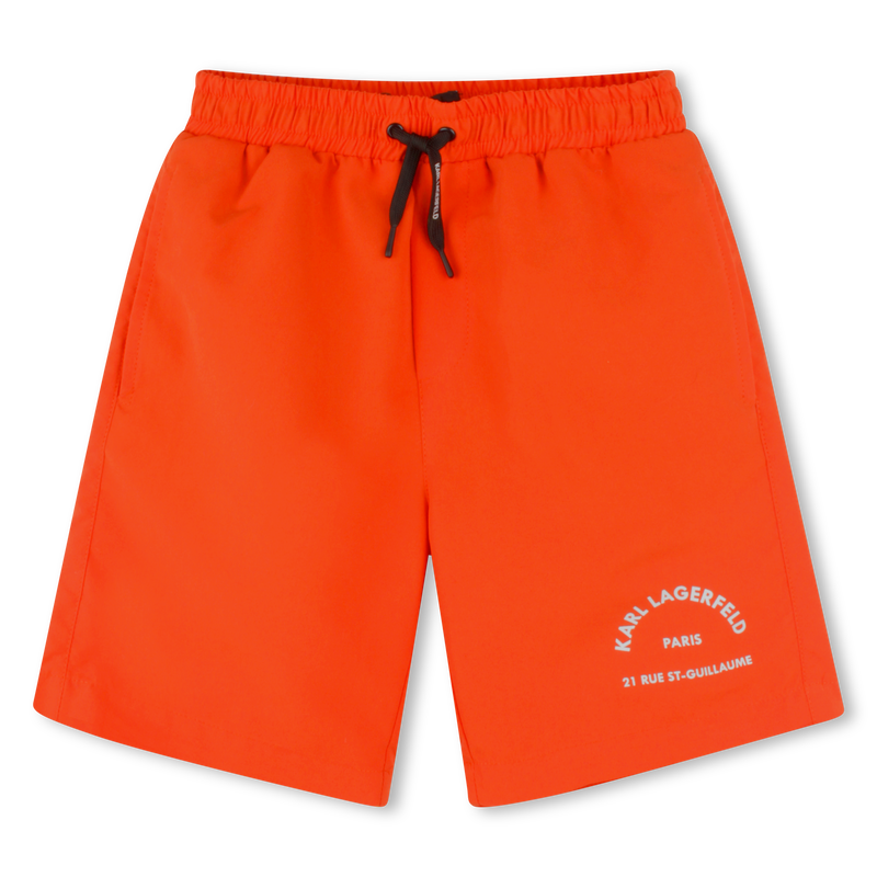 Badeshorts mit Taschen KARL LAGERFELD KIDS 
                        BOY