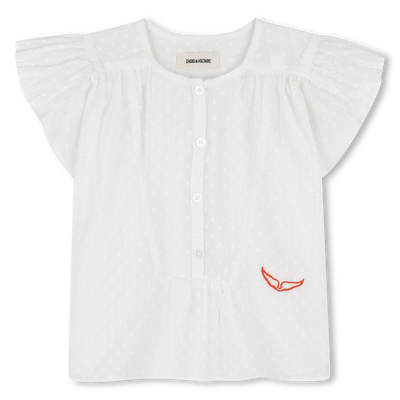 KURZ&Auml;RMELIGE BLUSE ZADIG & VOLTAIRE GIRL