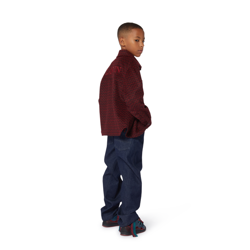 Fleecejacke mit Print LANVIN 
                        BOY