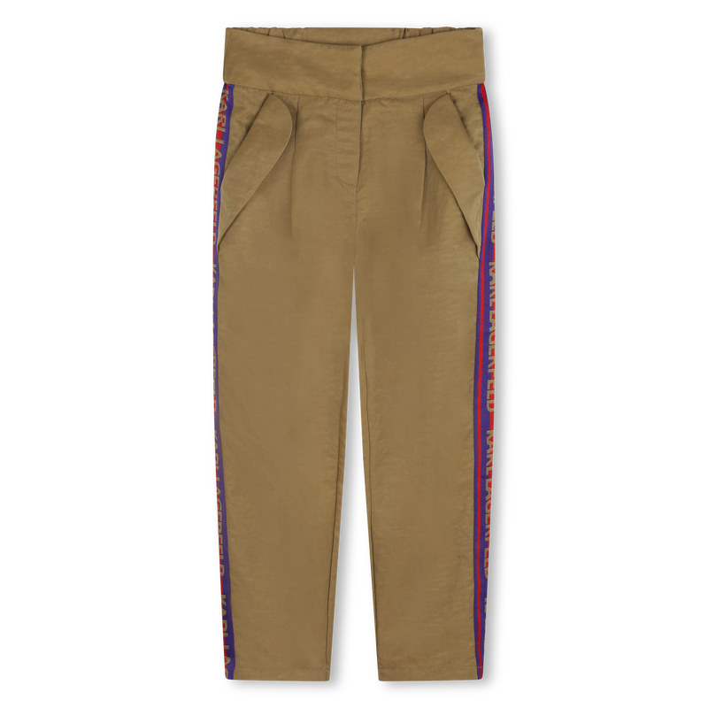 Hose mit Streifen-Besatz KARL LAGERFELD KIDS 
                        GIRL