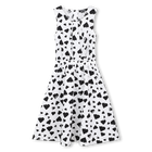 Baumwollkleid mit Print DKNY 
                    GIRL