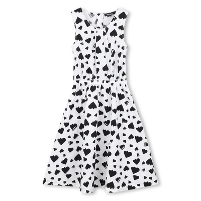 Baumwollkleid mit Print DKNY GIRL
