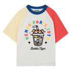 T-shirt mit &auml;rmeln und kontrastkragen KENZO KIDS 
                    BOY