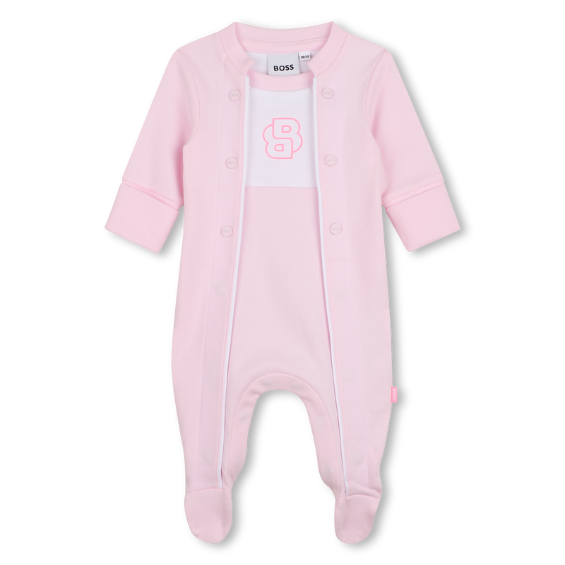 PYJAMA MIT ELASTISCHEN B&Uuml;NDCHEN BOSS 
                        GIRL