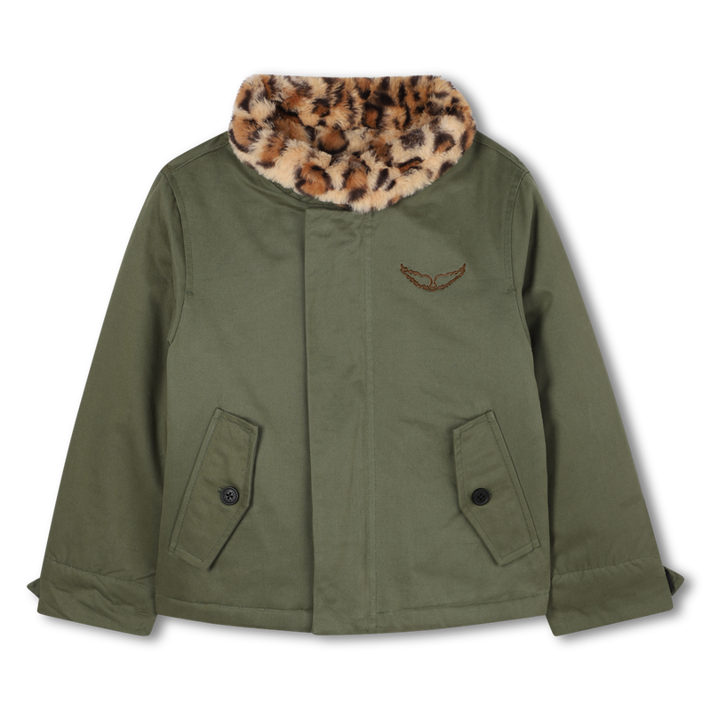 Jacke aus Twill mit Pattentaschen ZADIG & VOLTAIRE 
                        GIRL