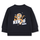 Sweatshirt aus geb&uuml;rstetem Fleece KENZO KIDS 
                    BOY