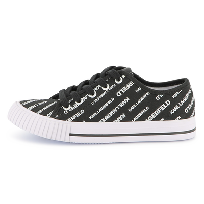 Schn&uuml;rsneaker mit Logoprint KARL LAGERFELD KIDS BOY