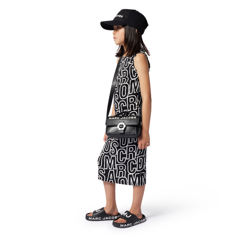 Geripptes, &auml;rmelloses Kleid MARC JACOBS 
                        GIRL