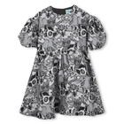 Kleid mit Ballon&auml;rmeln KENZO KIDS 
                    GIRL