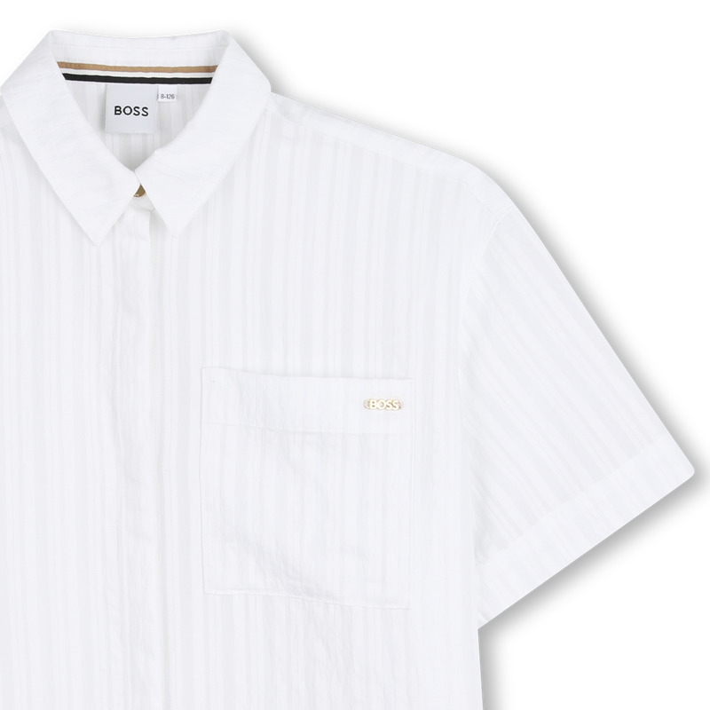 LEICHTES HEMD AUS GEPR&Auml;GTEM STOFF BOSS 
                        GIRL