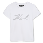 Kurz&auml;rmeliges T-Shirt KARL LAGERFELD KIDS 
                    GIRL