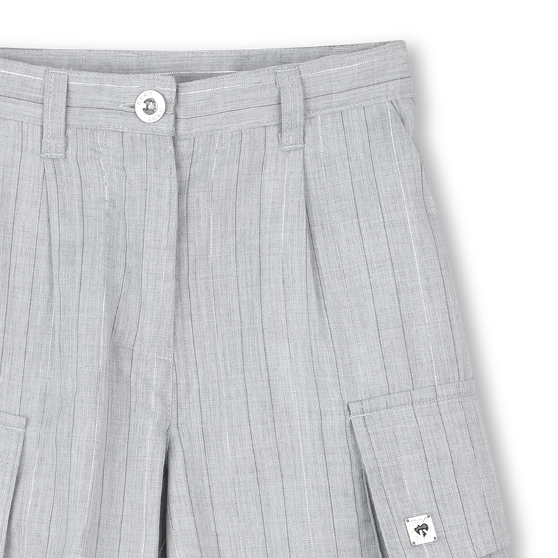 Lange Shorts mit Streifen DKNY 
                        GIRL