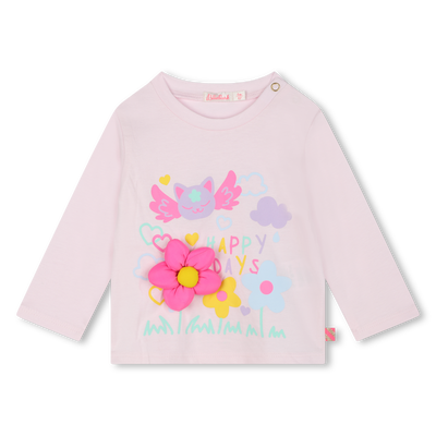 Langarm-Shirt aus Baumwolle BILLIEBLUSH GIRL