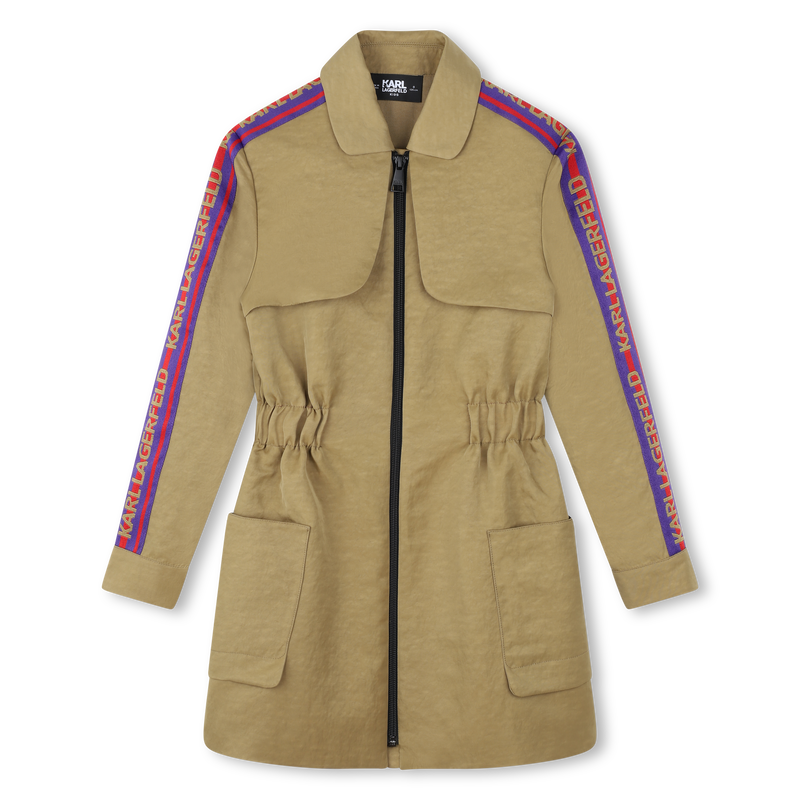 Kleid mit Streifen KARL LAGERFELD KIDS 
                        GIRL