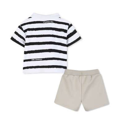 POLO- UND SHORTS-SET KARL LAGERFELD KIDS BOY
