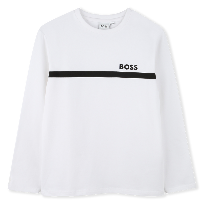 Lang&auml;rmeliges t-shirt BOSS 
                        BOY