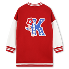 Sweatkleid mit Stickereien KENZO KIDS 
                    GIRL