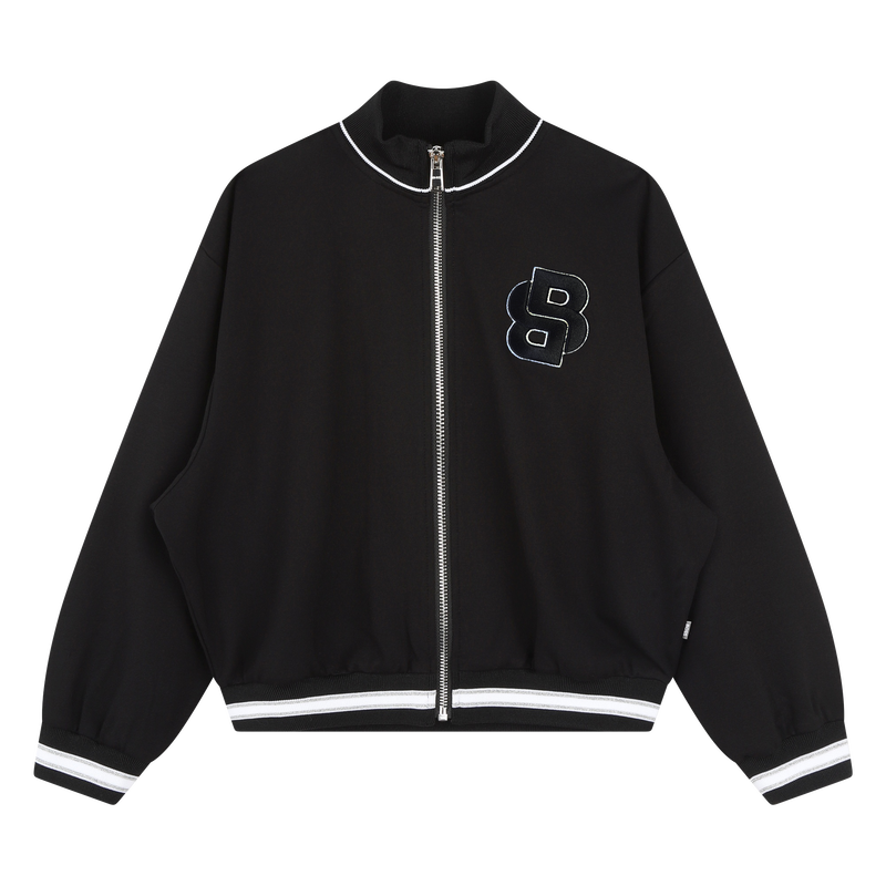 Cardigan mit Stickerei und Streifen BOSS 
                        GIRL