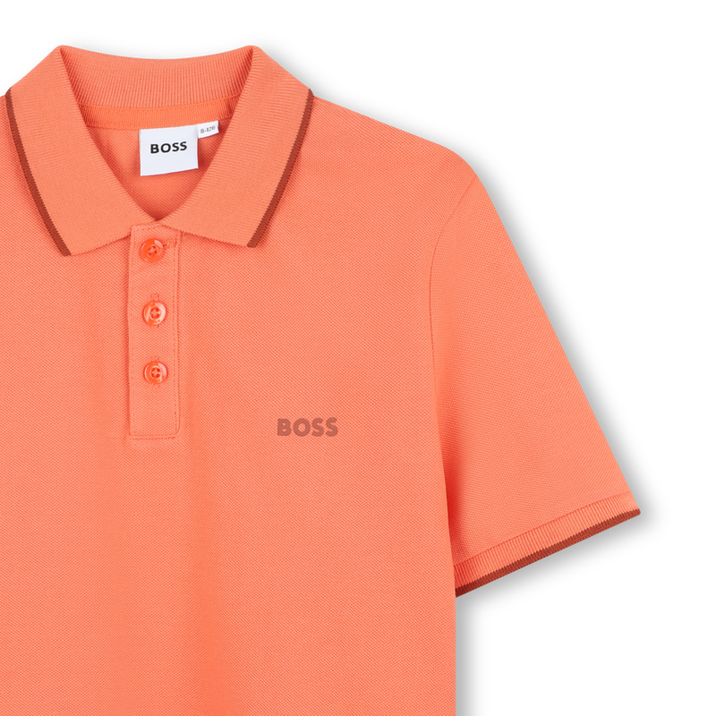 Poloshirt aus Pikee BOSS 
                        BOY