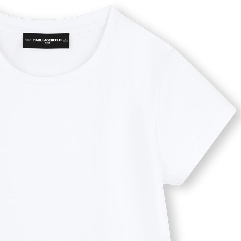 Kurz&auml;rmeliges Kleid KARL LAGERFELD KIDS 
                        GIRL