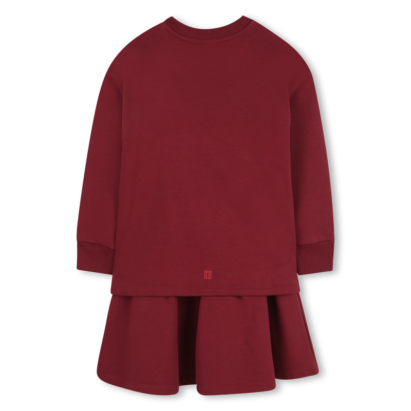 Kleid mit plissiertem Unterteil und Schlitzen GIVENCHY 
                        GIRL