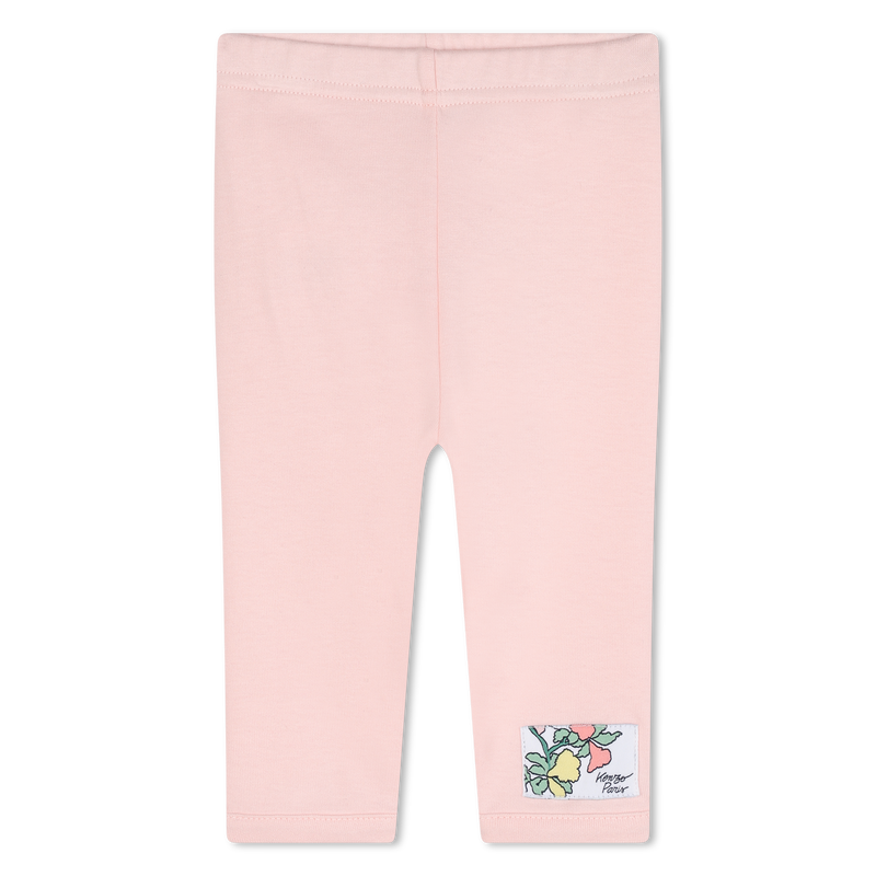 Baumwoll-Kleid und Leggings KENZO KIDS 
                        GIRL