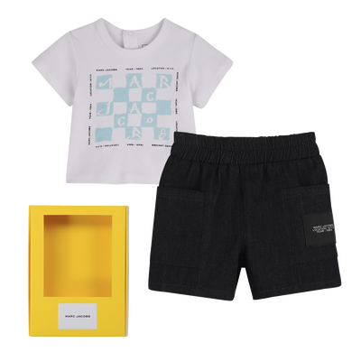 SET AUS T-SHIRT UND SHORTS MARC JACOBS UNISEX