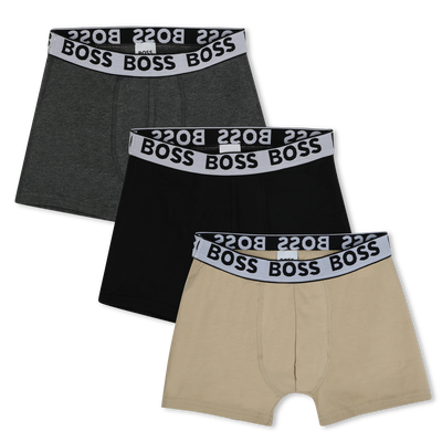 Set mit 3 Baumwoll-Boxershorts BOSS BOY