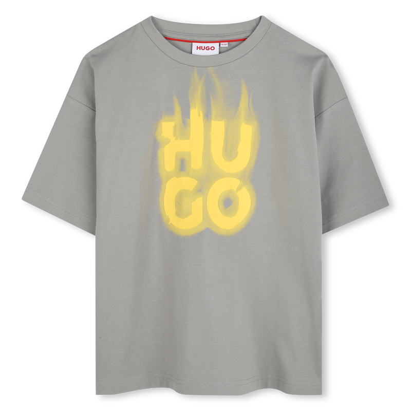 Kurzarm-T-Shirt aus Baumwolle HUGO 
                        BOY