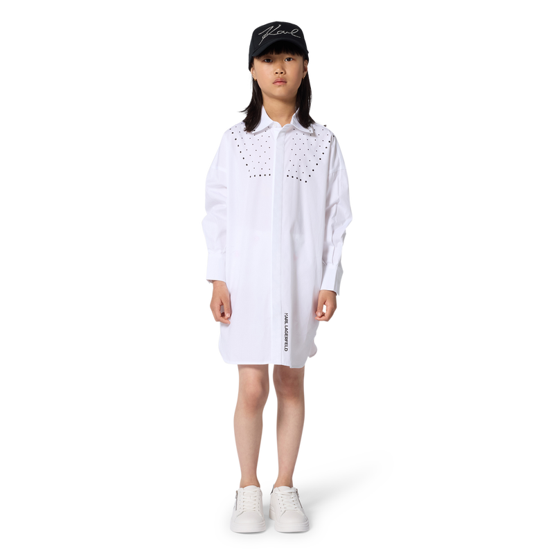 LANG&Auml;RMELIGES HEMDKLEID KARL LAGERFELD KIDS 
                        GIRL