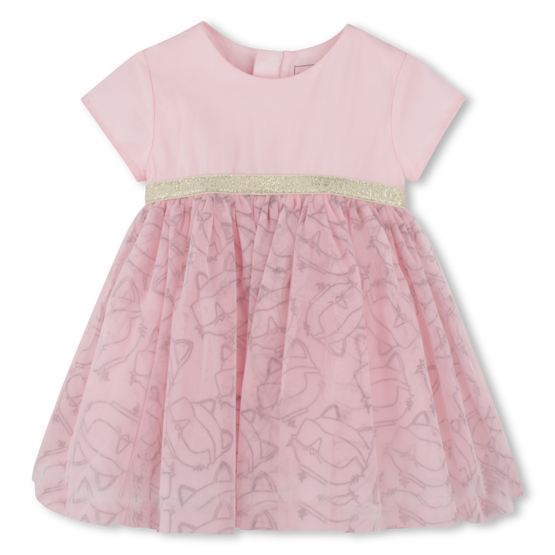 Festliches, bedrucktes Kleid KARL LAGERFELD KIDS 
                        GIRL