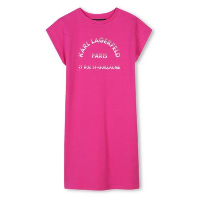 Kurzärmeliges Kleid KARL LAGERFELD KIDS GIRL