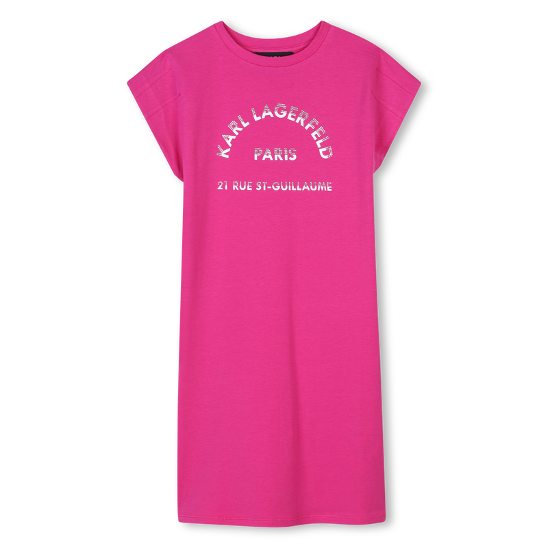 Kurzärmeliges Kleid KARL LAGERFELD KIDS 
                        GIRL