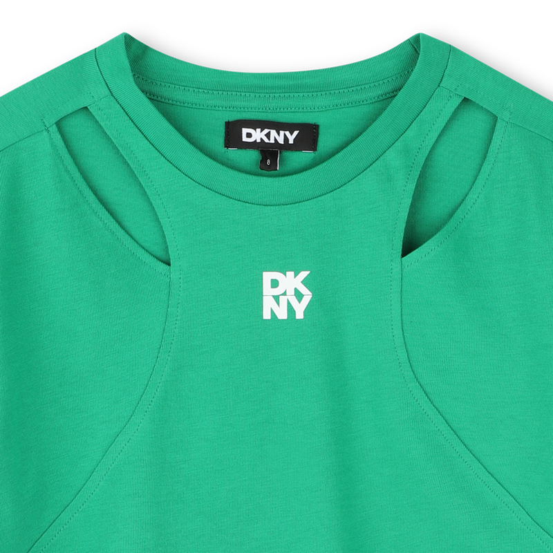 Kurzarmshirt mit Ajourmuster DKNY 
                        GIRL