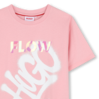 T-Shirt mit kurzen &Auml;rmeln HUGO 
                    M&Auml;DCHEN