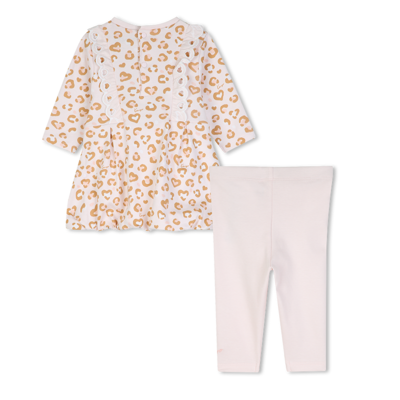 Set aus Kleid und Leggings KENZO KIDS 
                        GIRL
