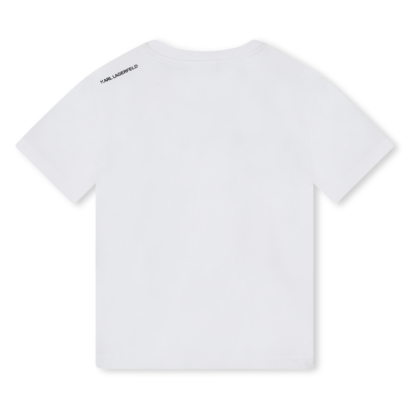 Kurz&auml;rmliges Baumwoll-Shirt KARL LAGERFELD KIDS 
                        BOY