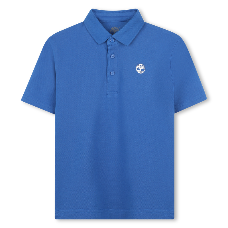 Einfarbiges Poloshirt mit Logo TIMBERLAND 
                        BOY