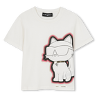 Kurz&auml;rmeliges T-Shirt KARL LAGERFELD KIDS 
                    GIRL