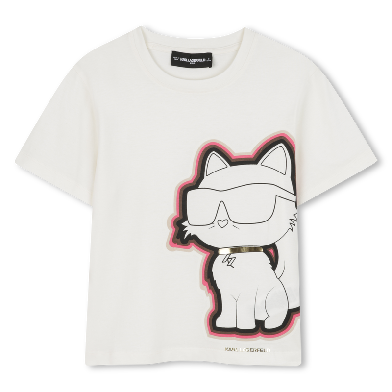 Kurz&auml;rmeliges T-Shirt KARL LAGERFELD KIDS 
                        GIRL