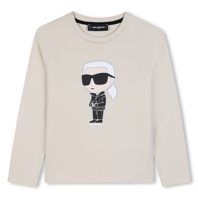 T-Shirt mit kurzen &Auml;rmeln KARL LAGERFELD KIDS BOY