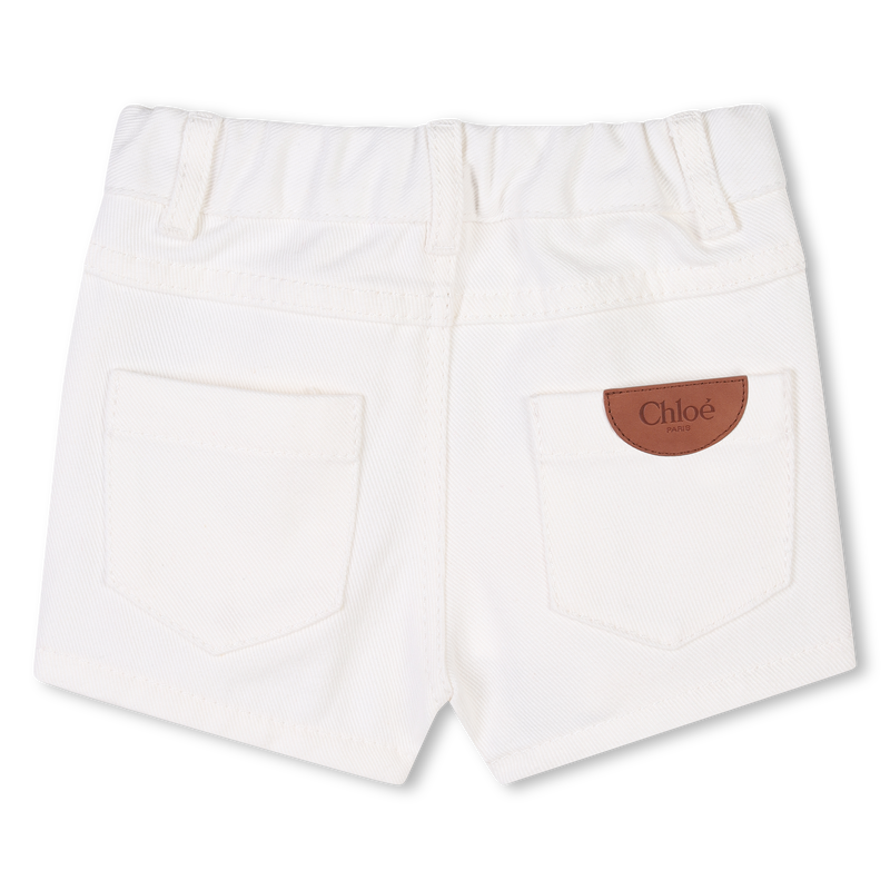 Shorts aus Baumwoll-Serge CHLOE 
                        GIRL