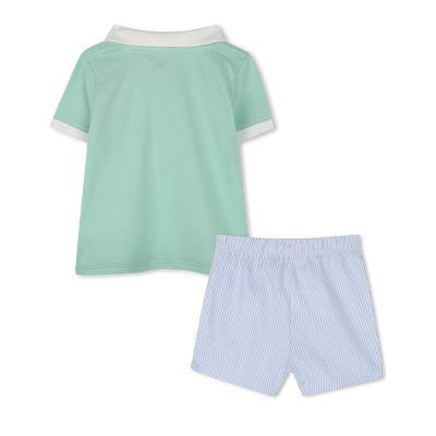 Shorts und Polo aus Baumwolle KENZO KIDS BOY