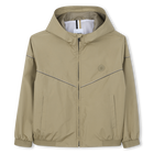 Windjacke mit kapuze, DUNKEL BEIGE, hi-res