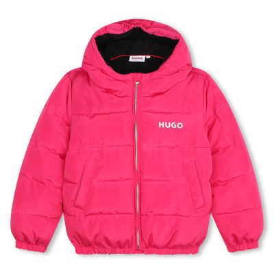 Gef&uuml;tterte Kapuzenwinterjacke HUGO GIRL