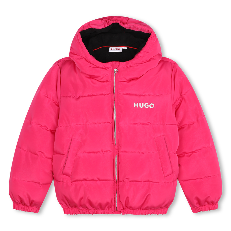 Gef&uuml;tterte Kapuzenwinterjacke HUGO 
                        GIRL