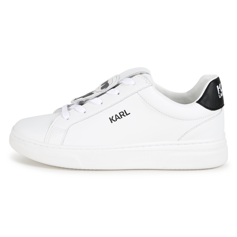 Low-Sneaker aus Leder KARL LAGERFELD KIDS 
                        GIRL