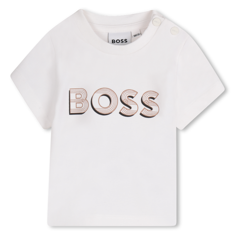 T-Shirt mit gedrucktem Logo BOSS 
                        BOY